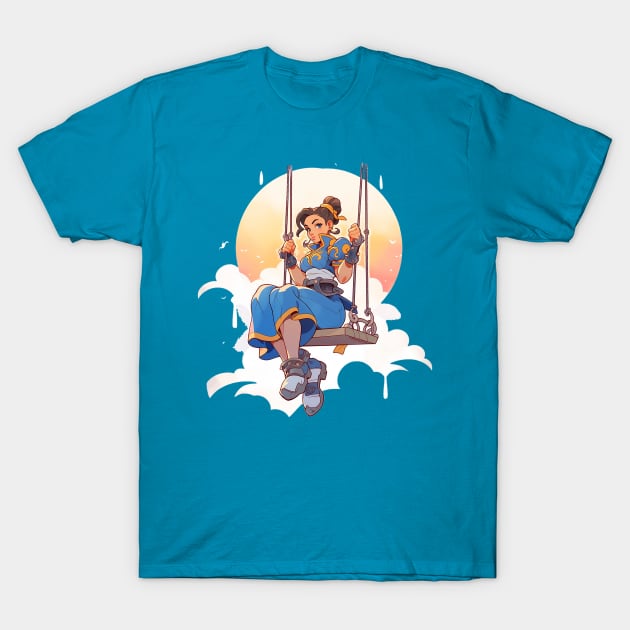 chun li T-Shirt by lets find pirate